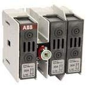 ABB OS30FAJ12 Disconnect Switch, Fused, 30A, 3P, 600VAC, Base/DIN Rail Mount