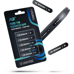 Weighted Pure Tin Tape for Pickleball Paddles | Safe, Lead-Free, High-End Customizable Alternative to Lead Tape | Precise One-Step Installation, No Measuring in Saudi Arabia