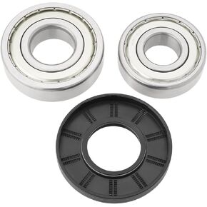 1 Set Washing Machine Drum Bearing and Seal Kit 6305ZZ 6306ZZ Bearing 37x76x9.5/12mm Shaft Seal Kit Compatible with LG 4036ER2004A Washing Machine