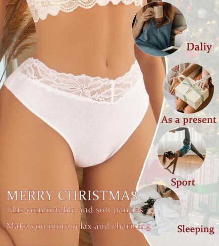 Hibluco ملابس داخلية نسائية مثيرة من الدانتيل وحزام الخصر سراويل داخلية مرنة in Kuwait