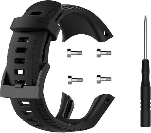 Sport Stylish Replacement Watch Band Compatible with Suunto 5 Watch Classic Replacement Wrist Band Suitable for Suunto 5 Watch Soft Silicone Bands for Multisport GPS Watch in Kuwait