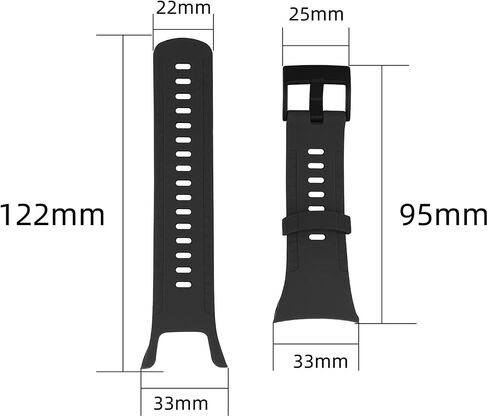 Sport Stylish Replacement Watch Band Compatible with Suunto 5 Watch Classic Replacement Wrist Band Suitable for Suunto 5 Watch Soft Silicone Bands for Multisport GPS Watch in Kuwait