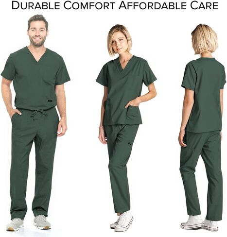 Dagacci Scrubs Medical Uniform Women and Men Unisex Scrubs Pants Medical Scrubs Pants in Saudi Arabia