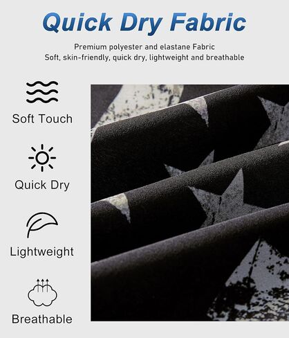Mens Swim Trunks with Compression Liner 9" Swim Trunks Quick Dry Surfing Beach Shorts Hawaii Sports Shorts in Saudi Arabia