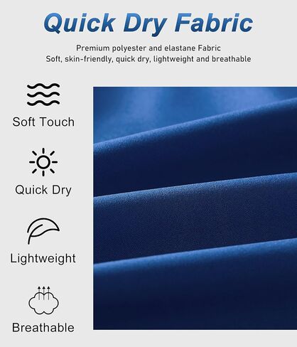 Mens Swim Trunks with Compression Liner 9" Swim Trunks Quick Dry Surfing Beach Shorts Hawaii Sports Shorts in Saudi Arabia