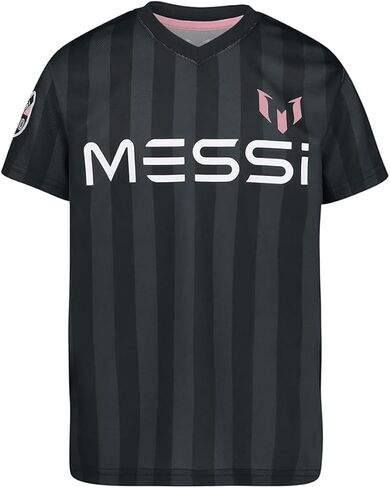 Messi #10 Youth Boys Size Classic Stripe Player Number Soccer Jersey Shirt in Kuwait