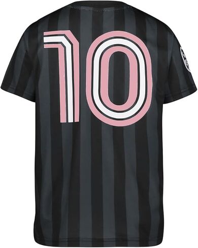 Messi #10 Youth Boys Size Classic Stripe Player Number Soccer Jersey Shirt in Kuwait