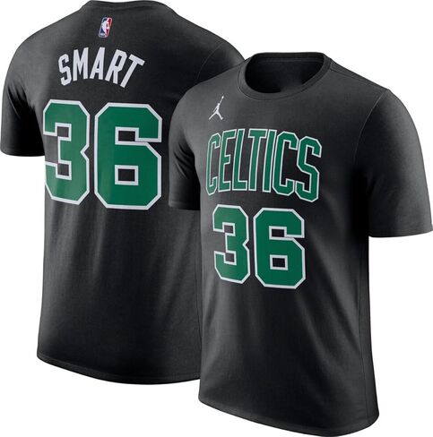 Marcus Smart Boston Celtics NBA Nike Jordan Kids Youth 8-20 Black Statement Edition Player Name & Number T-Shirt in Saudi Arabia