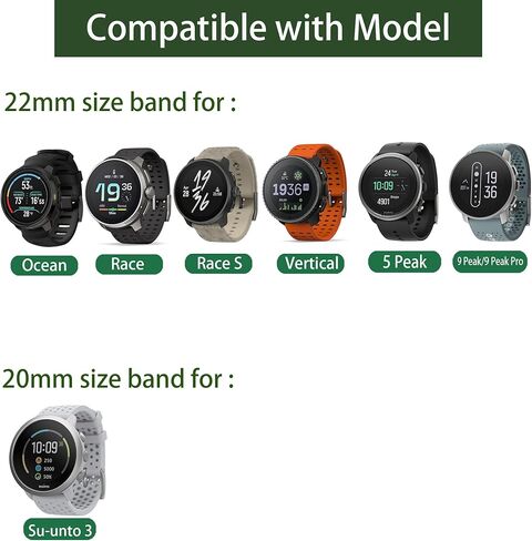 متوافقة مع نطاقات المحيطات Suunto ، 20 ملم ، 22 مم تمتد من نايلون إكسسوارات حزام بديل قابل للتعديل للرجال والنساء المتوافقة مع المحيط السونتو ، العرق ، العرق ، العمودي ، 9 ذروة ، 9 ذروة ، 5 ذروة ، 3 ساعة ذكية in Saudi Arabia