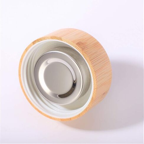 زجاجة ماء زجاجي من الزجاج 64 أوقية مصب عريض مع غطاء خيزر in Kuwait