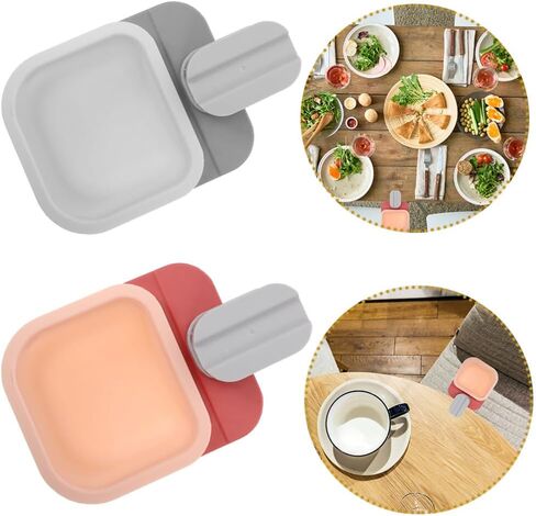 Magiclulu Table Mount Trash Can 2pcs Clip-on Garbage Can Mini Desk Hanging Trash Bin Tiny Waste Bin Makeup Pad Markup Marbage for Counter Kitched تحت الطاولة in Kuwait