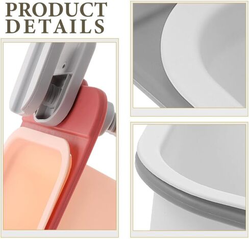 Magiclulu Table Mount Trash Can 2pcs Clip-on Garbage Can Mini Desk Hanging Trash Bin Tiny Waste Bin Makeup Pad Markup Marbage for Counter Kitched تحت الطاولة in Kuwait