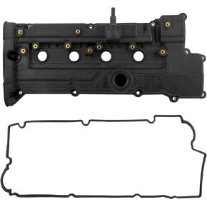 BOXI Engine Valve Cover w/Gasket Replacement for Hyundai Accent/for Kia Rio Rio5 1.6L DOHC L4 16V 2006 2007 2008 2009 2010 2011 | Replaces 264-990 22441-26801 2241026855