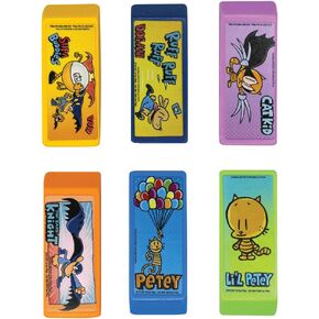 Raymond Geddes Dog Man Beveled Erasers for Kids (Pack of 24)