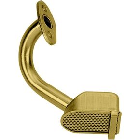 Milodon 18375 Gold Zinc Plated Low Profile Oil Pan Pickup for Ford 302W