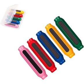 Magnetic Chalk Holder with Storage Hard Case - Blackboard Adjustable Chalk Clip Set (3.740.71 inches), 5 Color in Saudi Arabia