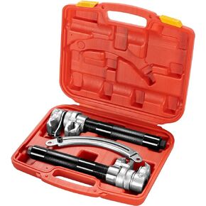 VIVOHOME 2-Piece Steel Coil Spring Compressor Tool with Safety Bracket and Adjustable Jaws 2645 LBS Capacity for Car, Truck, Motorcycle