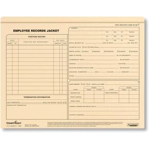 Employee Record Jacket Set