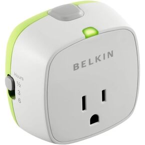 Belkin 8-Outlet Conserve Switch Surge Protector, 4ft Cord and Remote, White