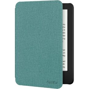 Ayotu Fabric Case for Kindle 10th Gen 2019 Released Only-Thinnest&Lightest Smart Cover with Auto Wake/Sleep - Support Back Cover adsorption(Not Fit Kindle Paperwhite 2018 or Kindle 2022), Yellow