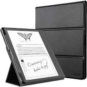 حافظة CoBak Stand لجهاز Kindle Scribe - غطاء جلدي فاخر مع حامل أقلام، وخاصية النوم/الاستيقاظ التلقائي، وميزة الوقوف - متوافقة مع Kindle Scribe مقاس 10.2 بوصة (إصدار 2022)