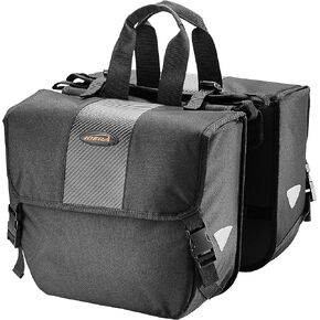 Ibera G-2 PakRak Pro Panniers - Bike Bags with Quick-Release System - Spacious Storage and Reflective Details - Set of 2