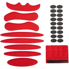 Helmet Padding Foam Kit 27PCS Bicycle Replacement Pads Universal Foam Pads Set for Bike Motorcycle Cycling Racing Outdoors