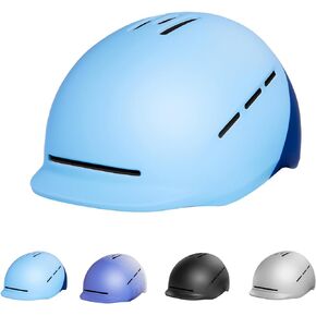 Zacro Bike Helmet, Adult Bike Helmets for Men & Women, Safety Certified Bicycle Helmet, Skateboard Helmet Lightweight for Road Biking, Longboard, Skate, Ebike, Scooter[Shock Absorbing&Padlock Design]