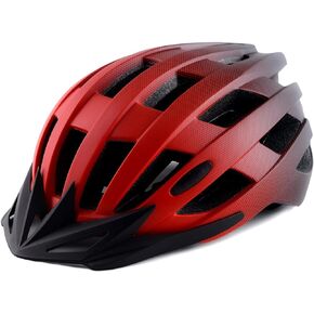 Adult Bike Helmets, Adjustable Mens Womens Bicycle Helmet, Lightweight Road Mountain Cycling Safety Sports Helmets with Detachable Visor