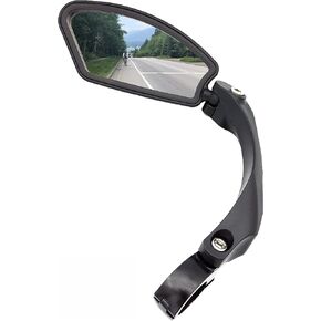 Hafny Stainless Steel Lens Handlebar Bike Mirror, Safe Rearview Mirror, Bicycle Mirror, Cycle Mirror