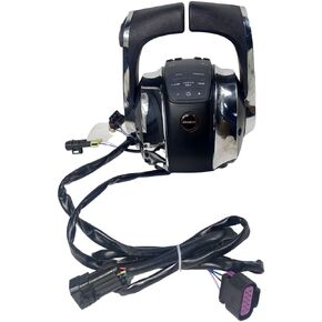 Mercury Outboard Remote Control box 8M0079287 REMOTE CONTROL Dual Handle-Console with CAN Pad (Chrome/Black)