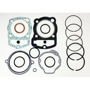 Quality Piston Rings (Standard 65.00mm) & TOP Gasket Kit Set for The 1984 Honda TRX 200 Fourtrax, ATC 200E 200ES Big Red, ATC 200S, 200M, 200X ATVs