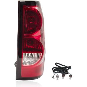 A ABIGAIL Tail Brake Lights Assembly Rear Lamps Replacement for 1999-2006 Chevy Silverado 1500 2500 3500/2007 Silverado with Classic Body Style/ 1999-2002 GMC Sierra 1500 2500 3500 (Black)