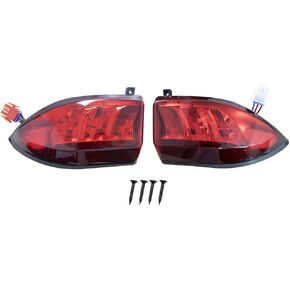 Drive-up Golf Cart LED Taillight for Club Car Precedent 2004-Up and Tempo 2018-Up Models Replacements 12V 3 Wires Rear Light Kit