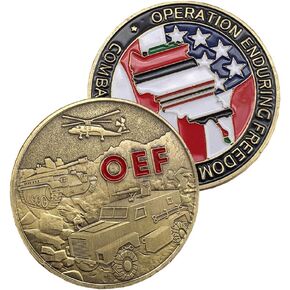OEF Veterans Challenge Coin Enduring Freedom Military Coin