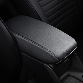 TTX LIGHTING Car Armrest Cover for 2013 2014 2015 2016 2017 2018 Nissan Altima, Automotive Center Console Cover, Waterproof Faux Leather Car Armrest Cover Seat Box Protector(Black)