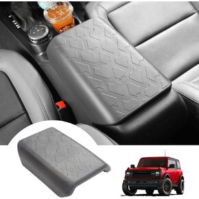 Mabett Center Console Armrest Cover for Ford Bronco Accessories 2021 2022 2023 2024 2/4-Door Prevent Pets Scratches Pad Interior Arm Rest Covering