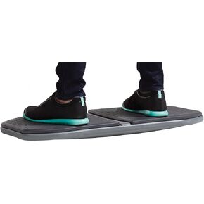 Gaiam Evolve Balance Board Standing Desk, Anti Fatigue Wobble Board for Home Office, Physical Therapy, Exercise Equipment, Stability Rocker for Constant Movement, Increase Focus, Floor Mat Alternative