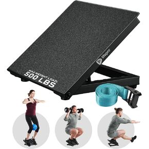 Lifepro Calf Stretcher Slant Board for Squats - Incline Board for Calf Stretching, Ankle Slant Board, Strengthen and Tone Your Calves, Adjustable Calf Stretch Board Slantboard, Squat Wedge Slant Board
