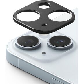 Ringke Camera Styling [Make The Phone Look Better] Compatible with iPhone 15 Camera Lens Protector and iPhone 15 Plus Camera Lens Protector, Protective Stylish Aluminum Frame - Black