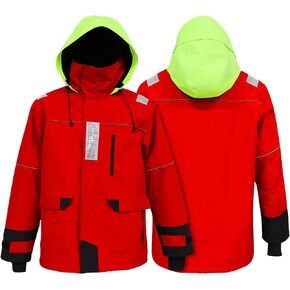Sailing Jacket for Men Hooded,Offshore sailing,Coastal Cruising,Sailing Four Weather Gear,Waterproof