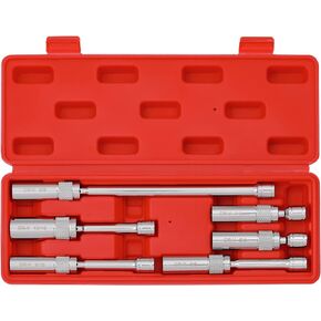 Mayouko 3PCS 3/8" Drive 5/8" Thin Wall Magnetic Swivel Spark Plug Socket, 12 Point, 1MM Thin Wall, 5/8" x 4 Inch，5/8" x 6 Inch，5/8" x 11 Inch