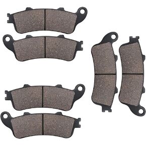VTX1800 Front and rear Brake Pads Compatible for honda VTX1800 All models 2002-2013 / GL1800 Goldwing All models 2001-2016/ CBR1100XX Blackbird 1997-2003