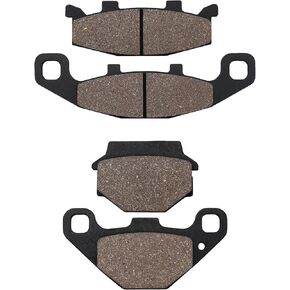 Cyleto Front and Rear Brake Pads for KAWASAKI EX500 EX 500 Ninja 500 1994-2009 ZR 250 ZR500 A Balius 500 1991-1995 ZZR 250 EX 250 H 1990-2001 GPz 500 GPz500 S EX 500 D 1994-2001