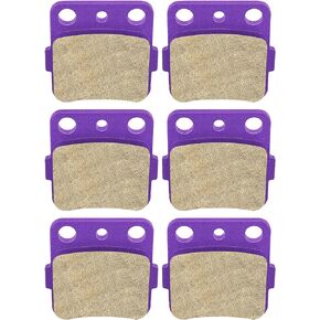 ECCPP Front+Rear Brake Pads Fits for Honda FourTrax 300 Sportrax 400 TRX400X for Yamaha Raptor 350 Raptor 660R FA84