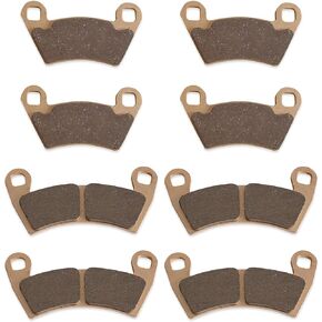 RANSOTO Sintered Metal Brake Pads Compatible with Polaris Ranger 500 570 700 800 900 1000 XP Crew Diesel EV RZR 800 900 Brutus Ace 325 570 900 Front and Rear Severe Duty