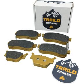 Ceramic Brake Pads for Honda Pioneer 700/500 2014-2024 Front & Rear Set