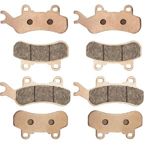 Front & Rear Brake Pads Sintered for Can Am Maverick X3 Sport/Trail 800/1000 2017-2021 Defender 6x6/Max/Pro