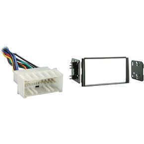 Metra Electronics Car Radio Wiring Harness Bundle for 04-Up Kia/06-Up Hyundai | Metra Double DIN Installation Kit for 2007-Up Kia Spectra/Spectra 5 Vehicles
