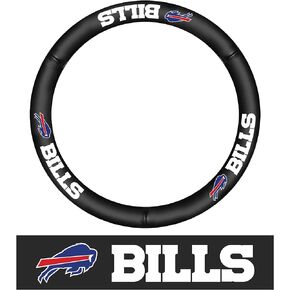 NFL - Buffalo Bills GLSTEERCOVER-Buffalo Bills Genuine Leather Steering Wheel Cover